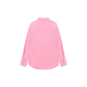 Heart Loose Fit Color Long Sleeve Shirt