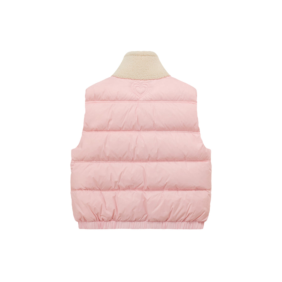 CHUU High Neck Collar Padded Vest