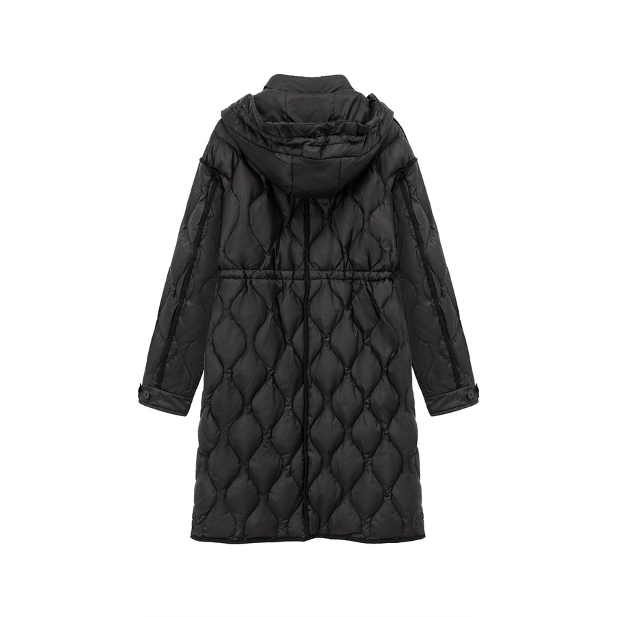 CHUU Hooded Quilted Padded Coat