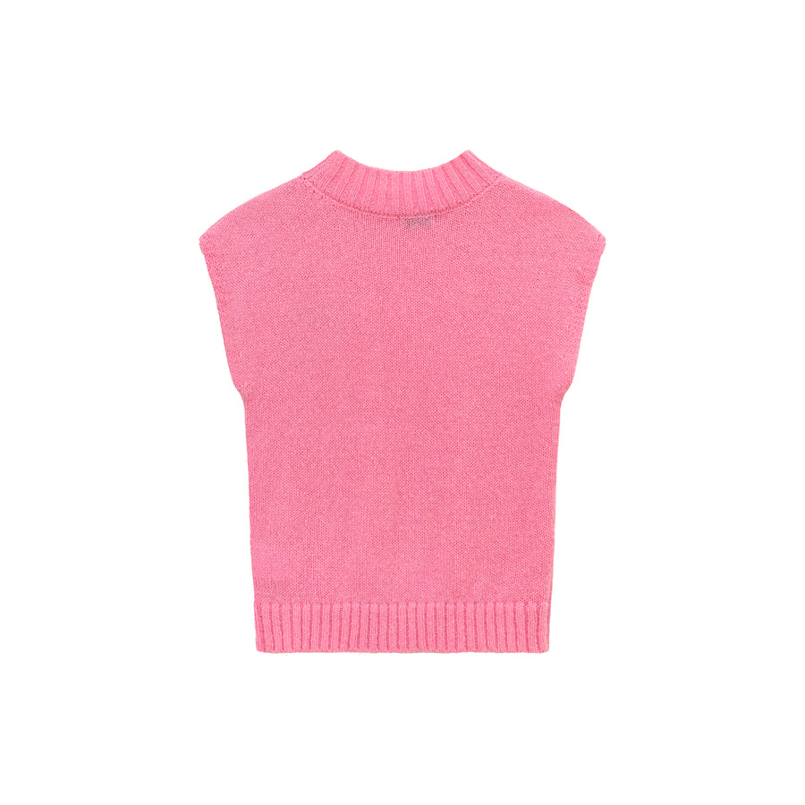 CHUU Solid Sleeveless Knit Vest