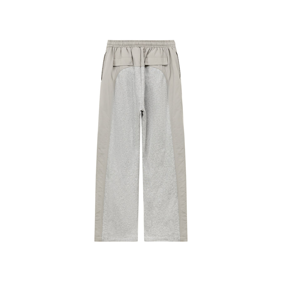 CHUU Two Toned String Wide Sweatpants