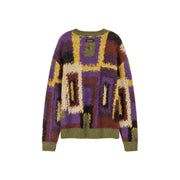 Multi Color Loose Fit Knit Sweater