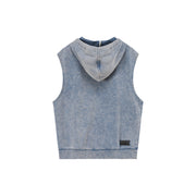 Vintage Washed Hooded Vest