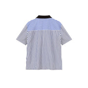 Daily Two Toned Ribbed Stripe Shirt