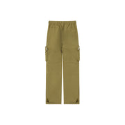 Casual Drawstring Wide Cargo Pants