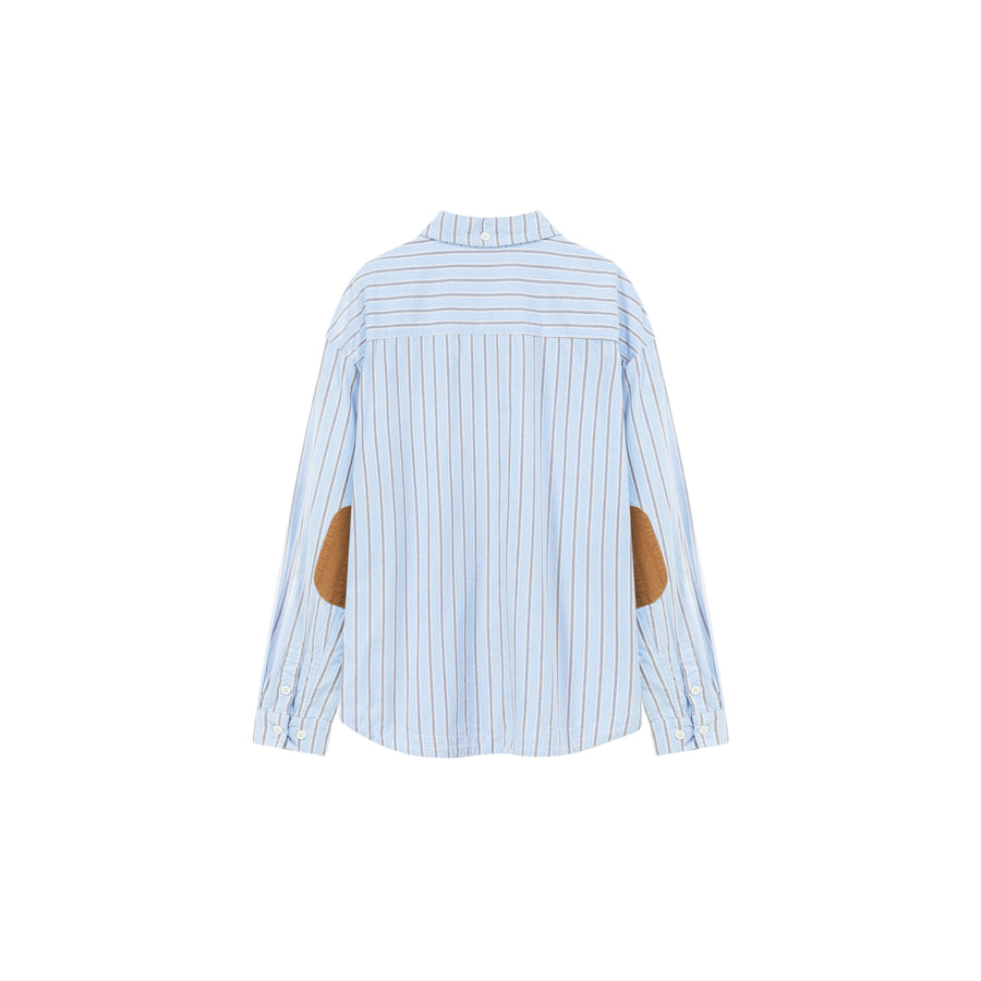 CHUU Pocket Stripe Long Sleeve Shirt