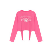 Cherry Bomb Garter Long Sleeves Sweatshirt