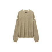 Line Color Combination Loose Knit Sweater