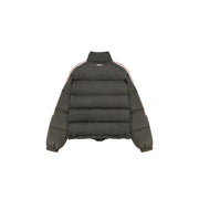 Logo Duck Down High Neck Padded Jacket