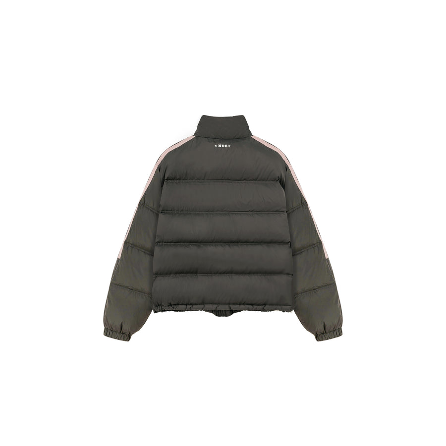 CHUU Logo Duck Down High Neck Padded Jacket