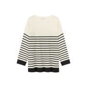 Stripe Long Sleeve Knit Sweater