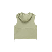 Simple Pocket Hooded Vest