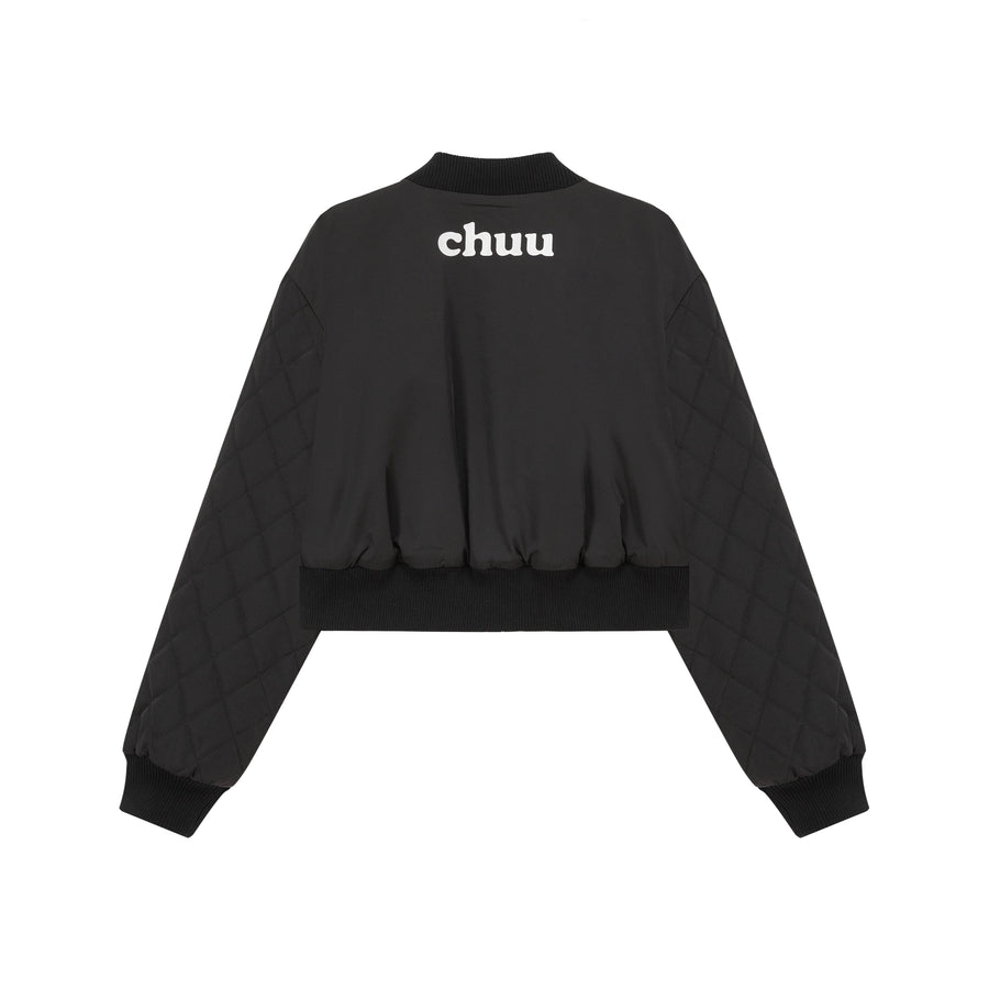 CHUU Loose Fit Varsity Qualited Sleeve Jacket