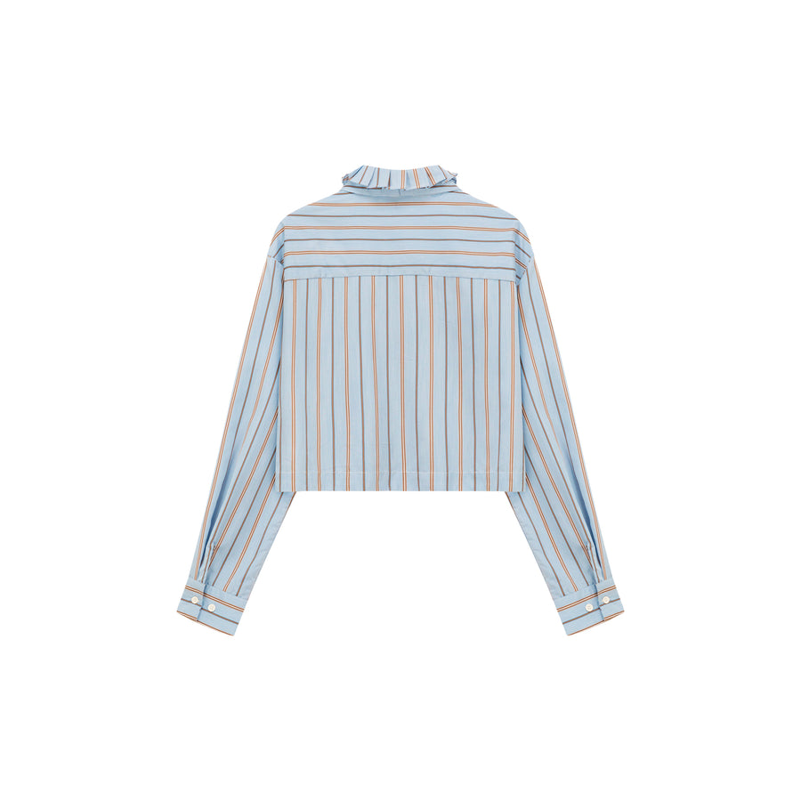 CHUU Stripe Loose Fit Long Sleeve Shirt