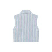 Rainbow Striped Sleeveless Shirt