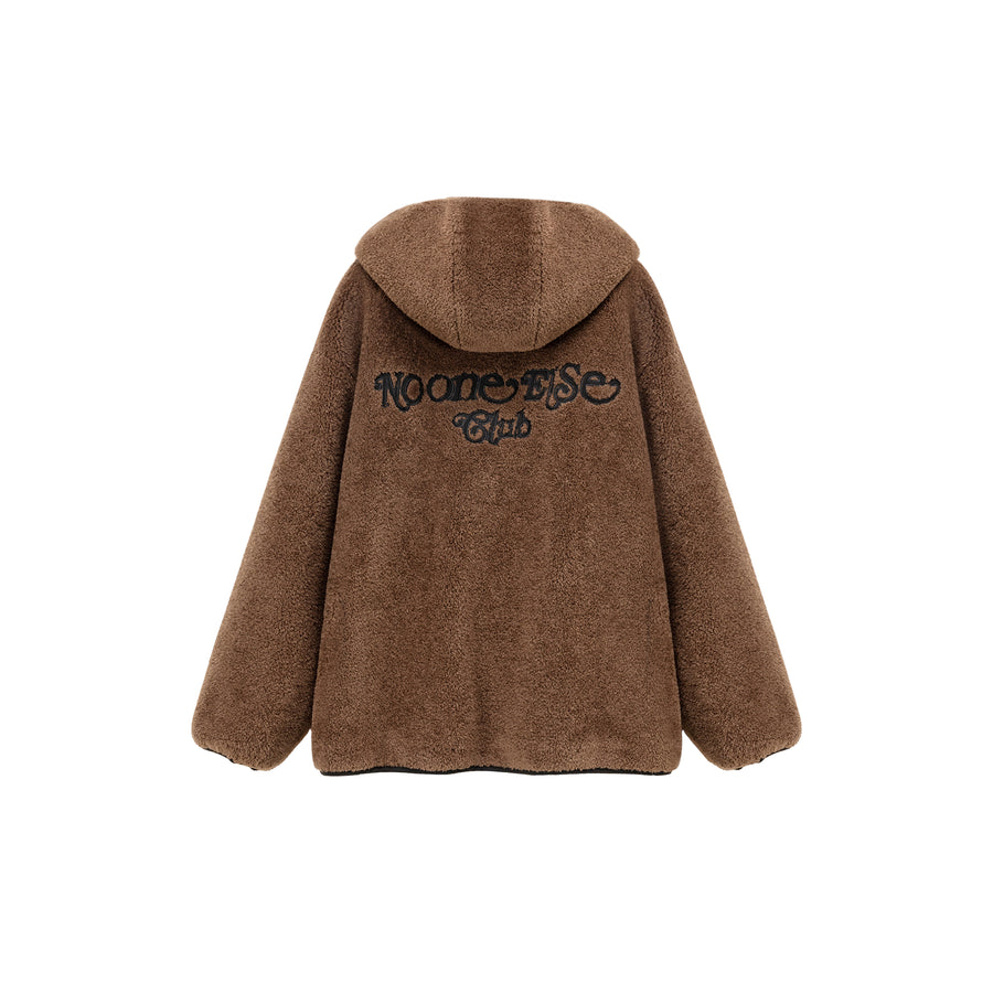 CHUU Fleece Hooded Jacket