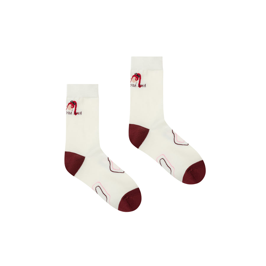 CHUU Character Color Matching Socks