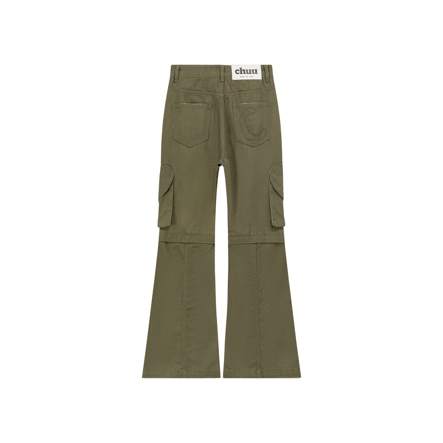 CHUU Bootcut Cargo Pocket Pants