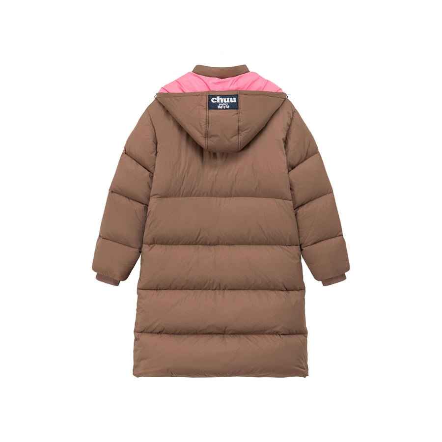 CHUU Boxy Padded Long Coat