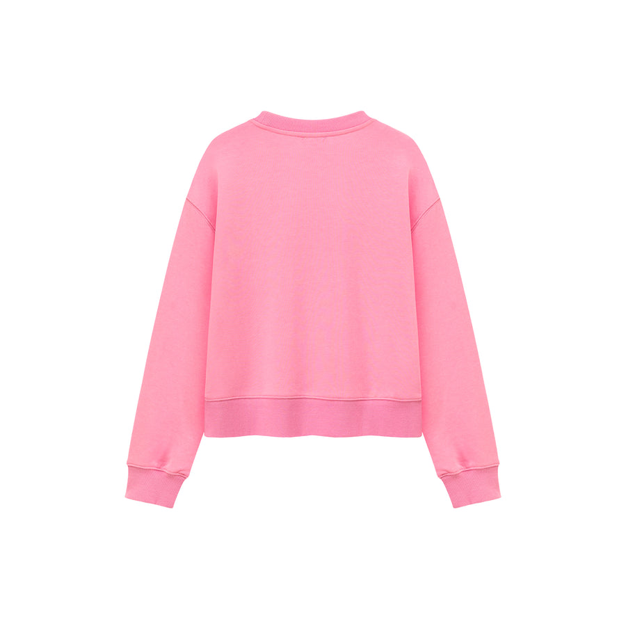 CHUU Logo Color Rouge Sweatshirt