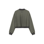 Raglan Sleeve Color Contrast Field Jacket