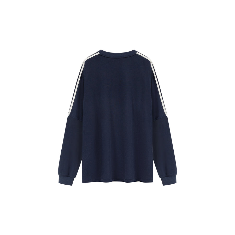 CHUU Sporty Boxy Long Sleeve T-Shirt