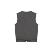 Logo Lettering Back Strap Sleeveless Top