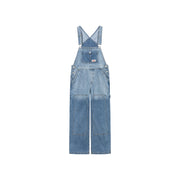 Washed Denim Suspender Jumpsuit