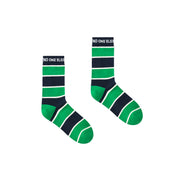 Noe Lettering Striped High Socks