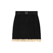 Lace Knit Banded Skirt