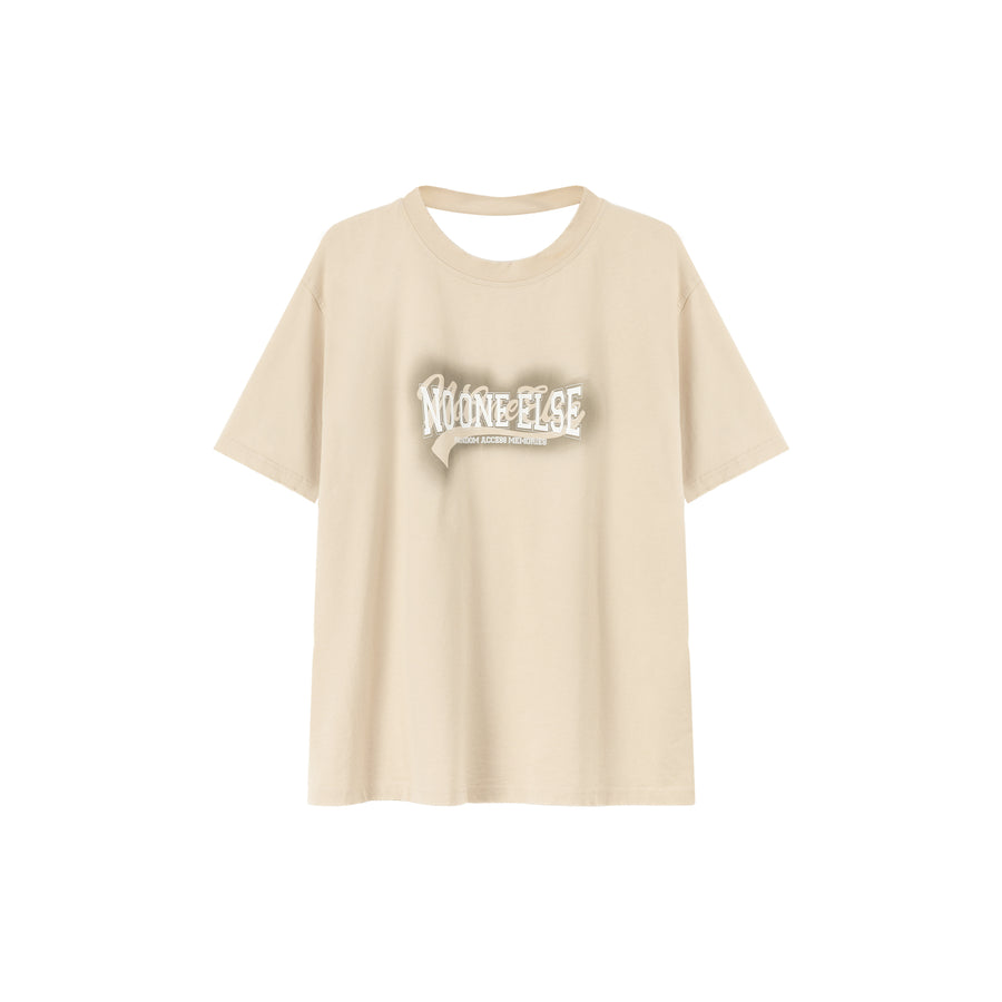 CHUU Logo Vintage Daily Loose Fit T-Shirt