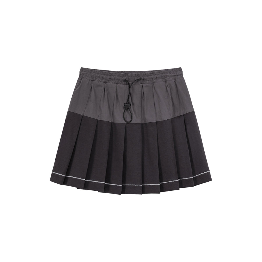 CHUU Stopper Pleated Skirt