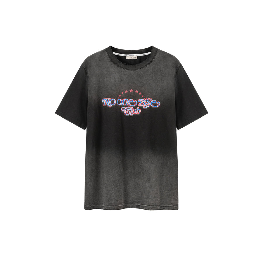 CHUU Noe Club Stars Printed Boxy Short Sleeve T-Shirt