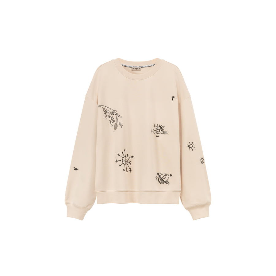 CHUU Star Boxy Sweatshirt