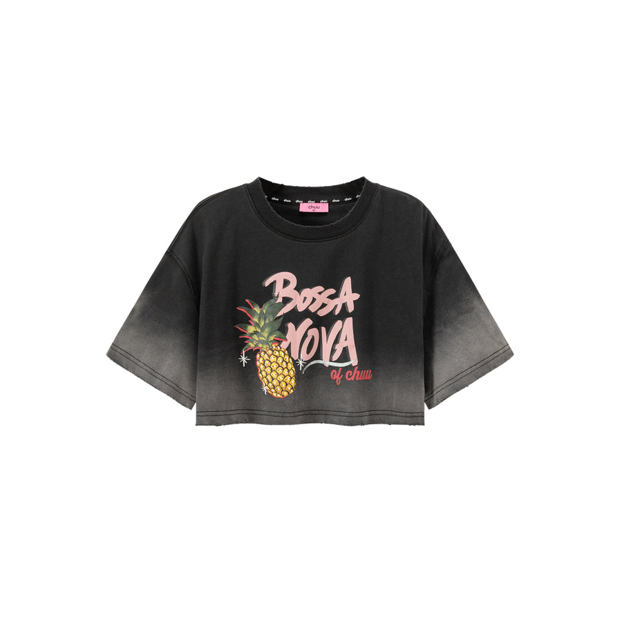 CHUU Gradient Bosa Nova Cropped T-Shirt