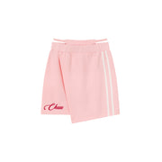 Waist String Slim Unbalanced Mini Skirt