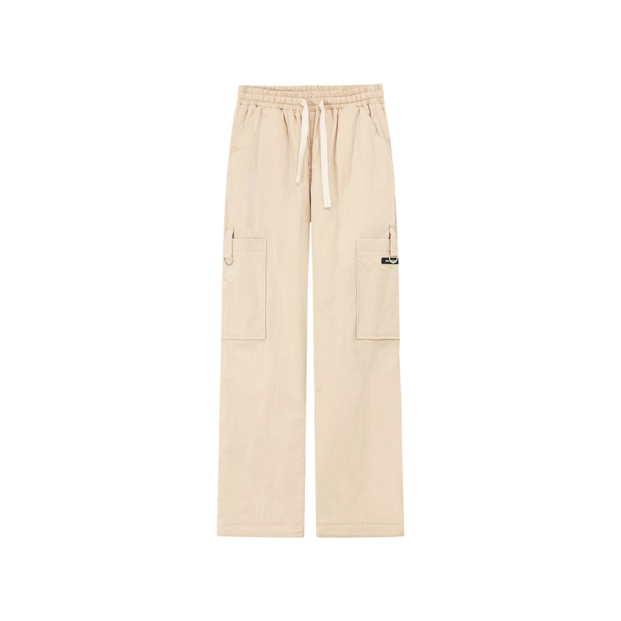 CHUU Simple Basic Banded Wide Pants