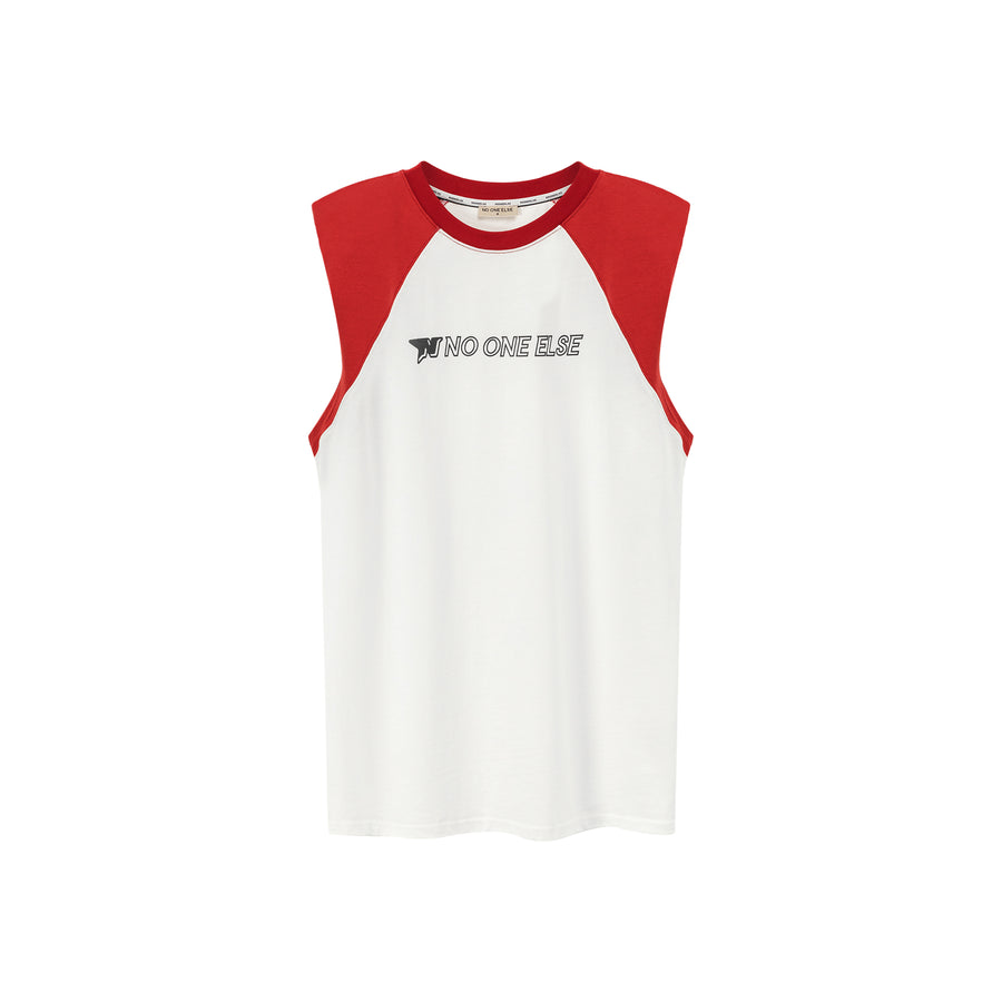 CHUU Noe Raglan Sleeveless Mini T-Shirt