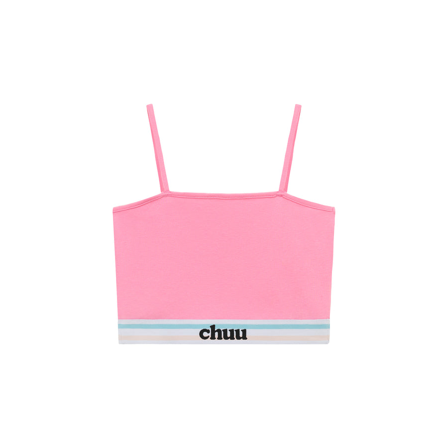 CHUU Color Basic Sleeveless Cropped Cami Top