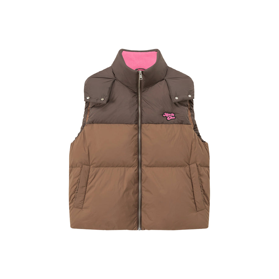 CHUU Color Matching Padded Vest