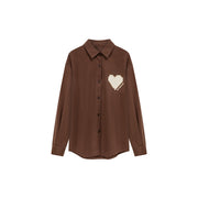 Heart Boxy Color Shirt