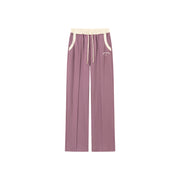 Color Combination Wide Pants