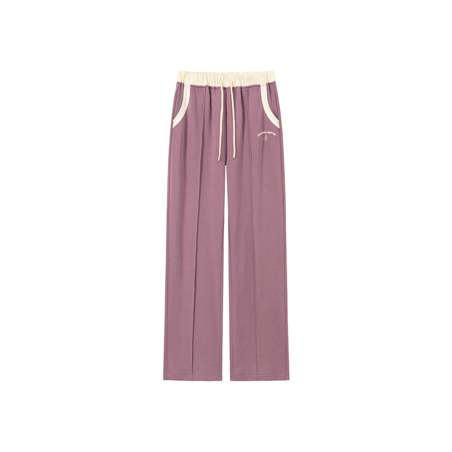 CHUU Color Combination Wide Pants