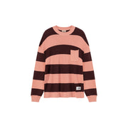 Color Pocket Stripe Knit Sweater