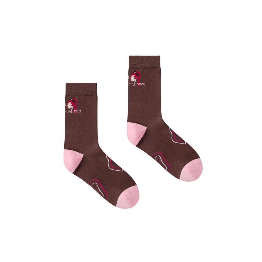 CHUU Character Color Matching Socks