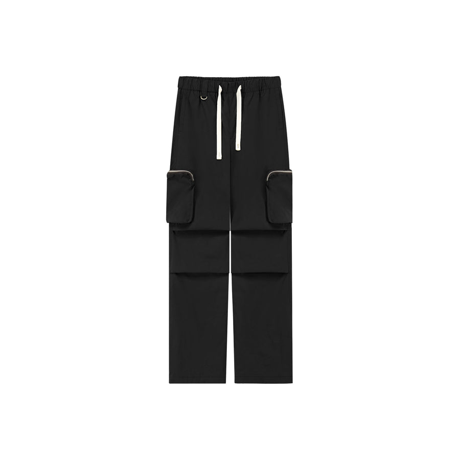 CHUU Casual Drawstring Wide Cargo Pants