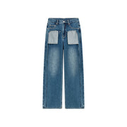 Point Pock Baggy Denim Jeans