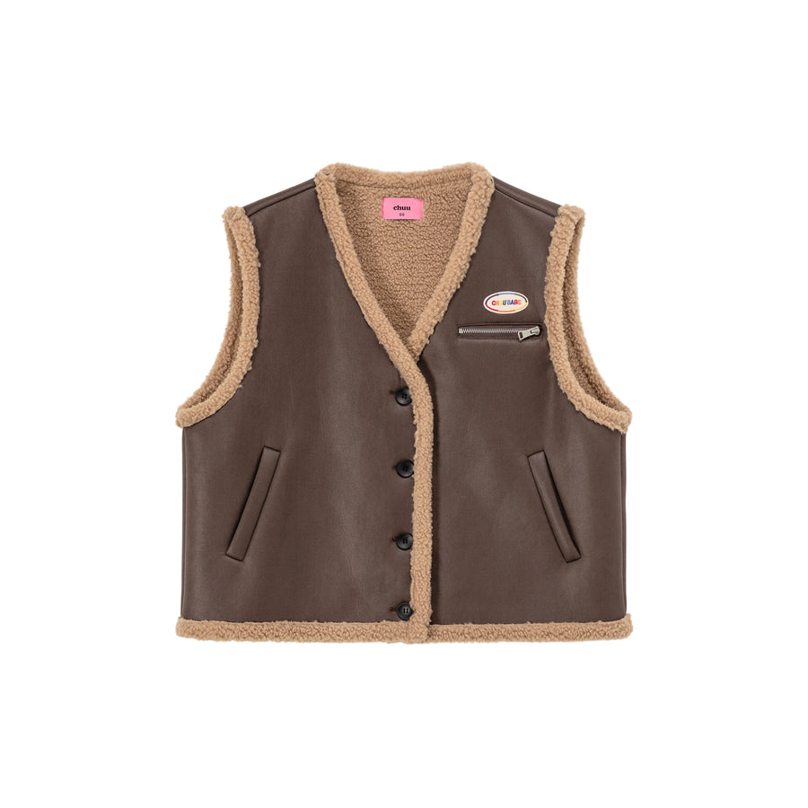 CHUU Lined Daily Mustang Vest