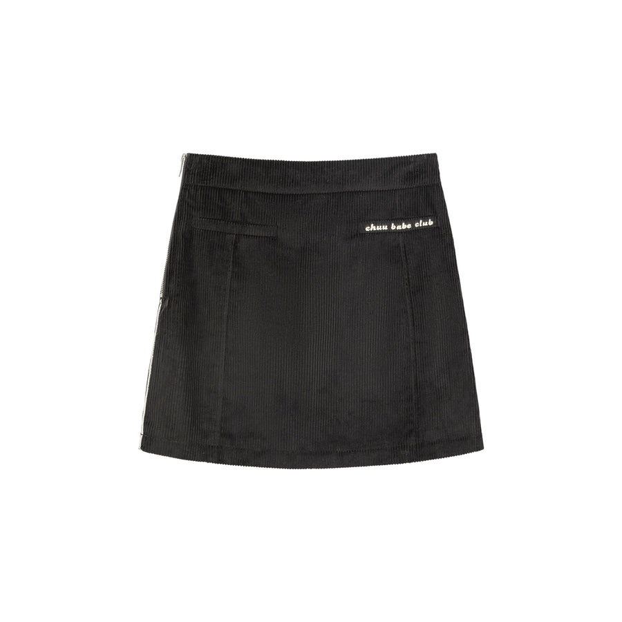 CHUU Lined Corduroy Mini Skirt