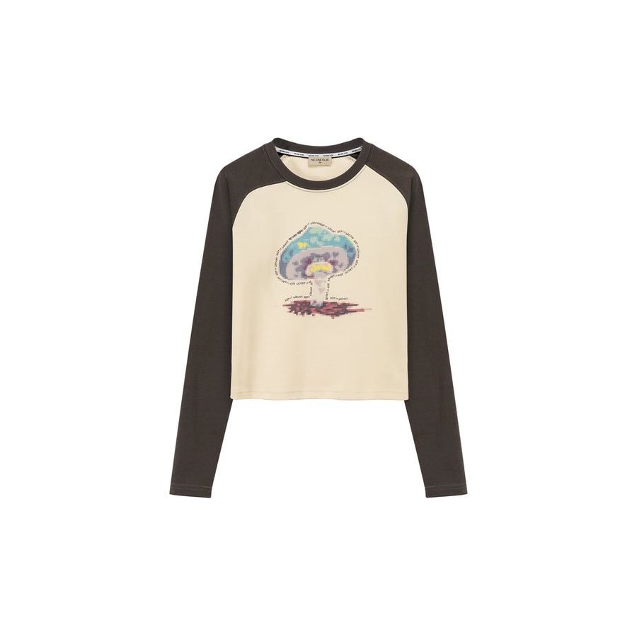 CHUU Printing Color Combination T-Shirt